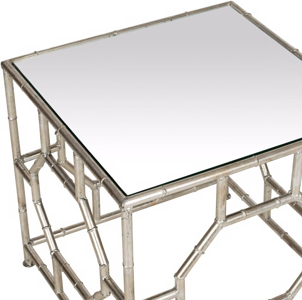 safavieh home collection rory silver accent table