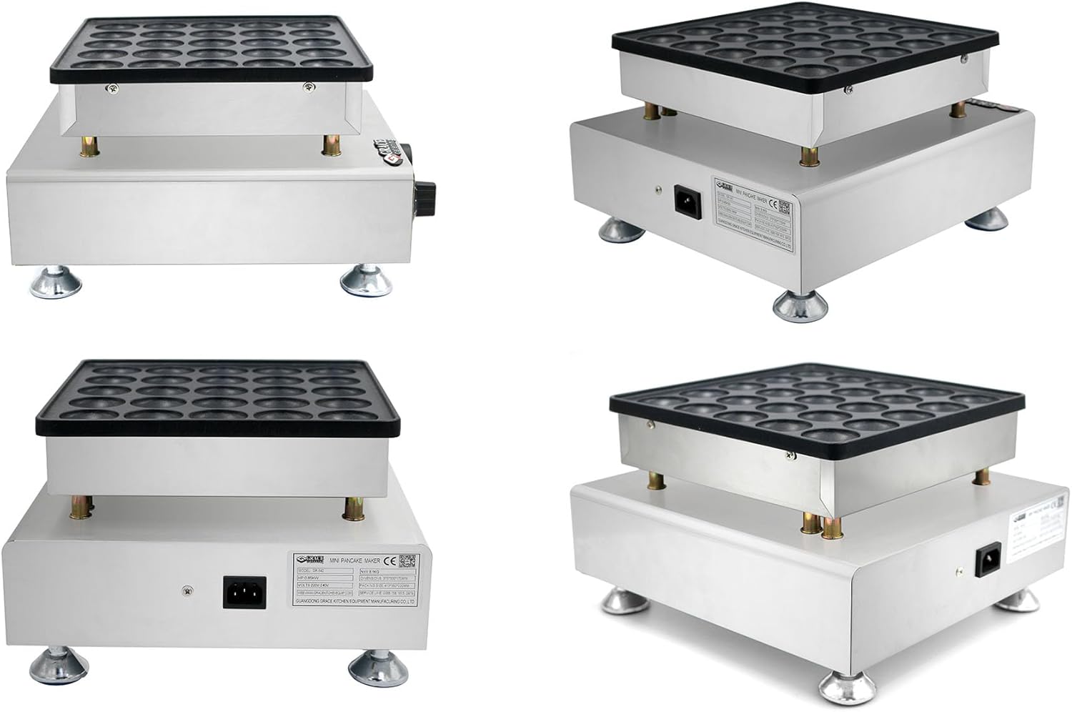 grace electric 25 holes commercial pancake machine