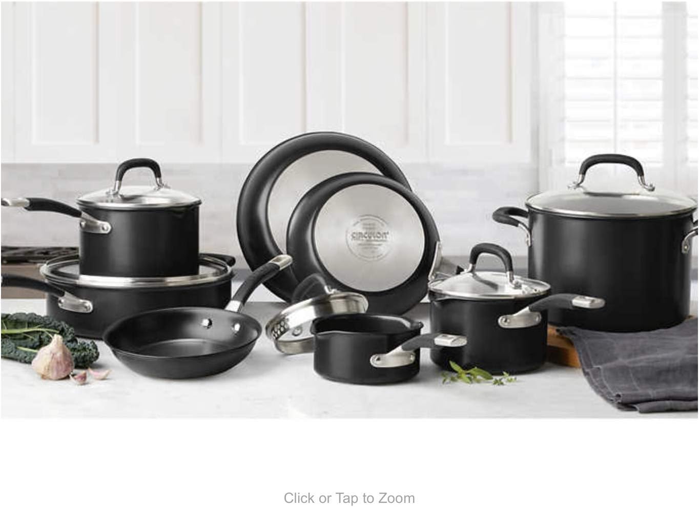 circulon premier hard anodised induction cookware set of 13 piece