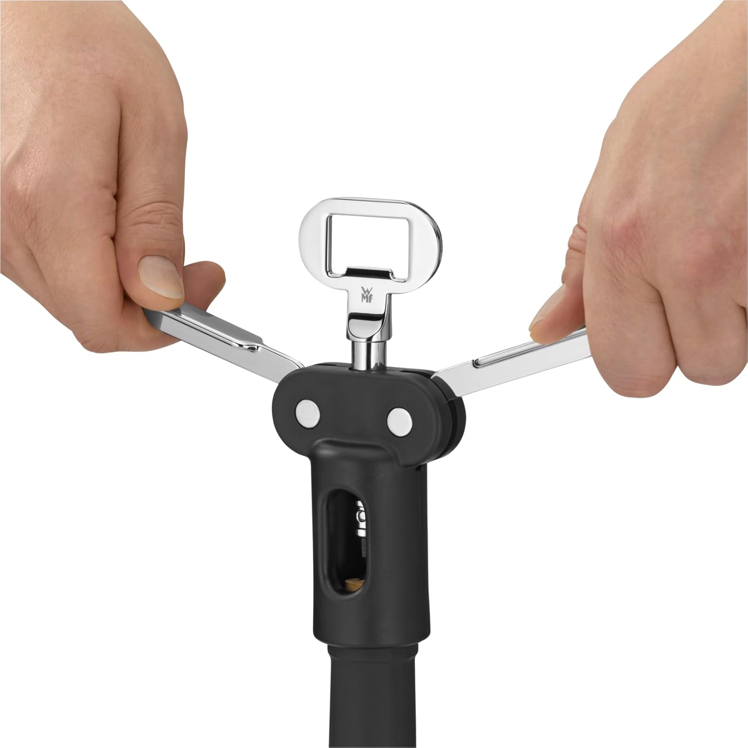 wmf clever & more corkscrew with arms, black