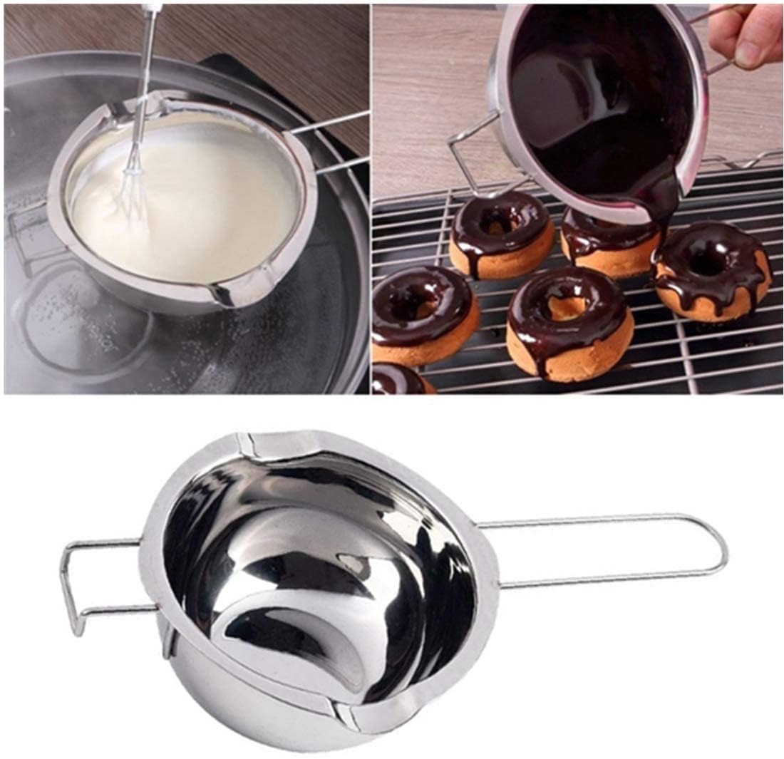 kastwave stainless steel double boiler pot,melting chocolate,butter,and candle making,melting pot,double boiler for chocolate melting
