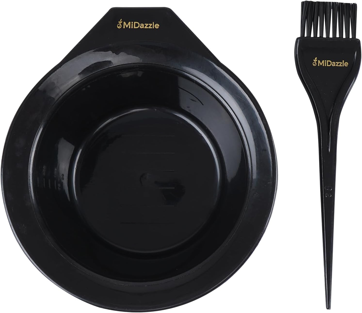 omidazzle midazzle professional hair coloring dyeing kit brush with bowl black (hair dye bowl set)