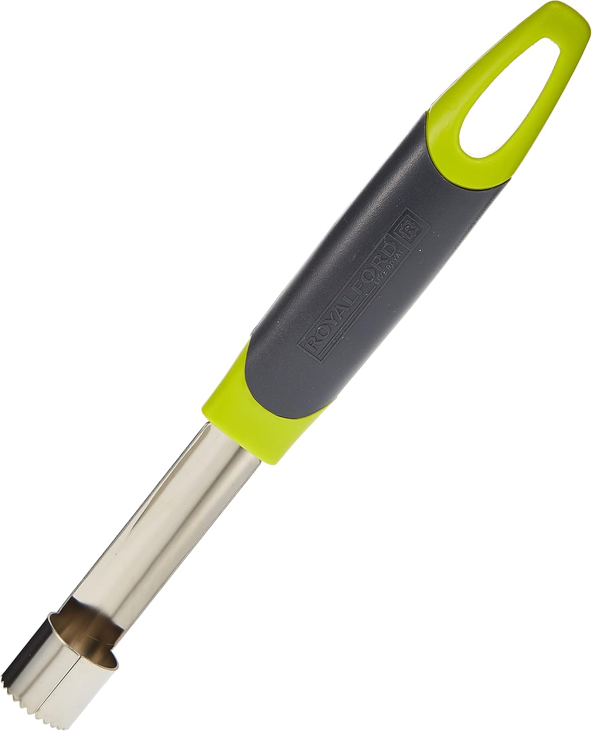 royalford stainless steel apple corer with abs handle