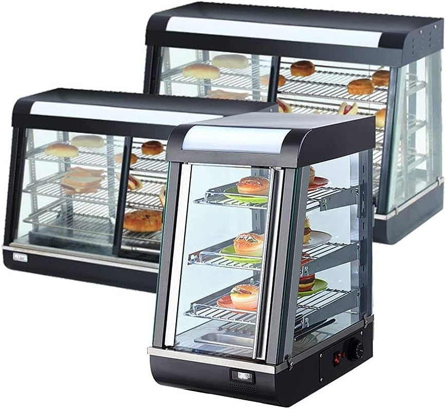 grace kitchen grace electric hot glass food warmer display showcase (380 * 480 * 640)