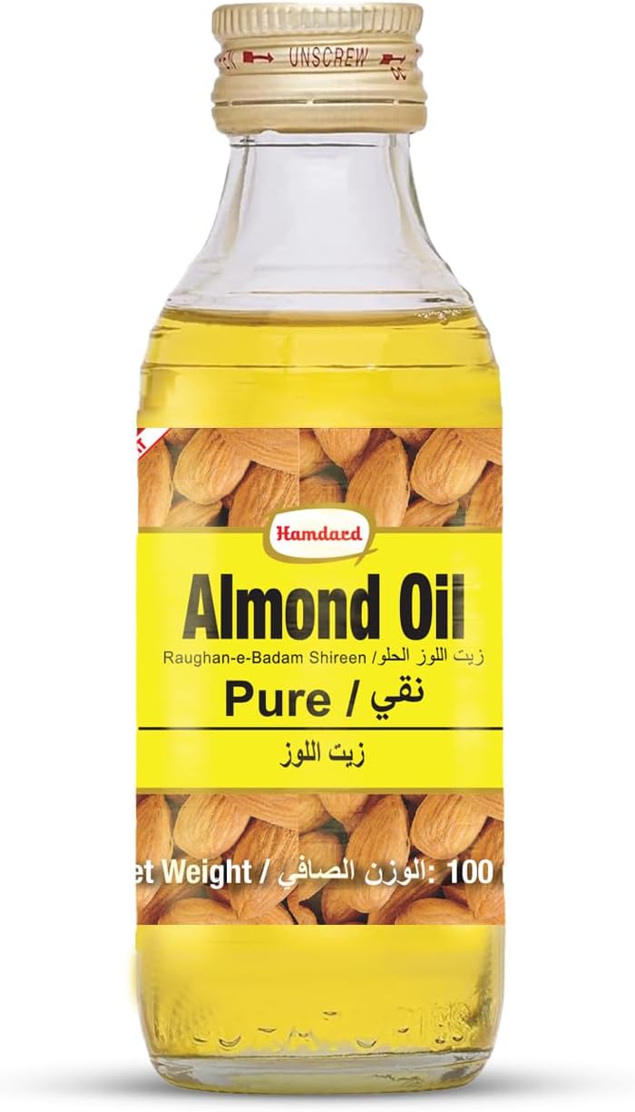 hamdard 100% pure almond oil (raughan e badam shireen) 100ml