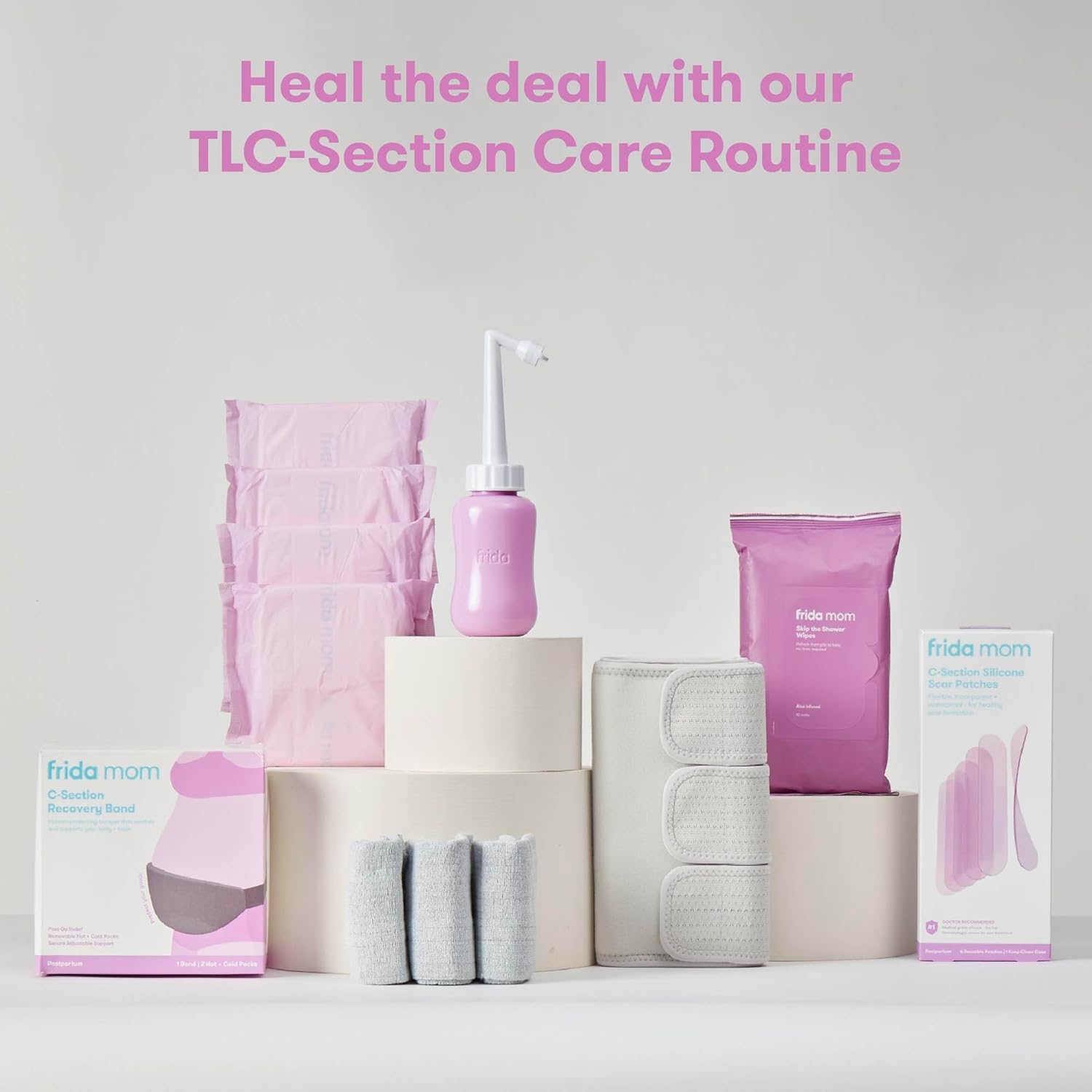 frida mom c section silicone scar patches 6 ct