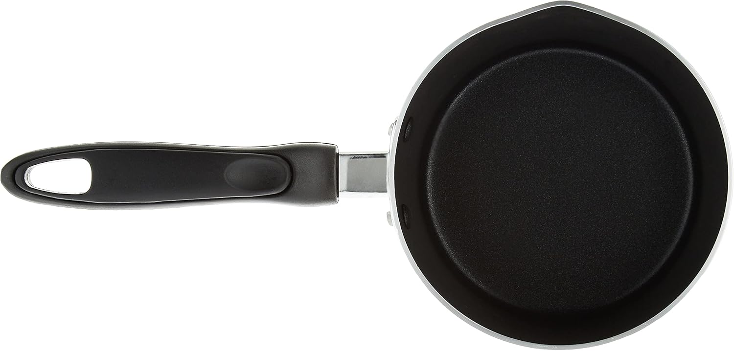 royalford non stick milk pan – 14cm/1 litre saucepan – pouring spout with ergonomic handle tea pan saucepan milk pot – ideal as coffee pot, tea pot, milk pot & a small saucepan