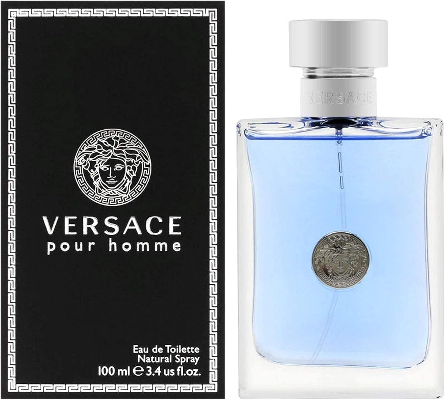 versace pour homme perfume for men, 100 ml edt spray