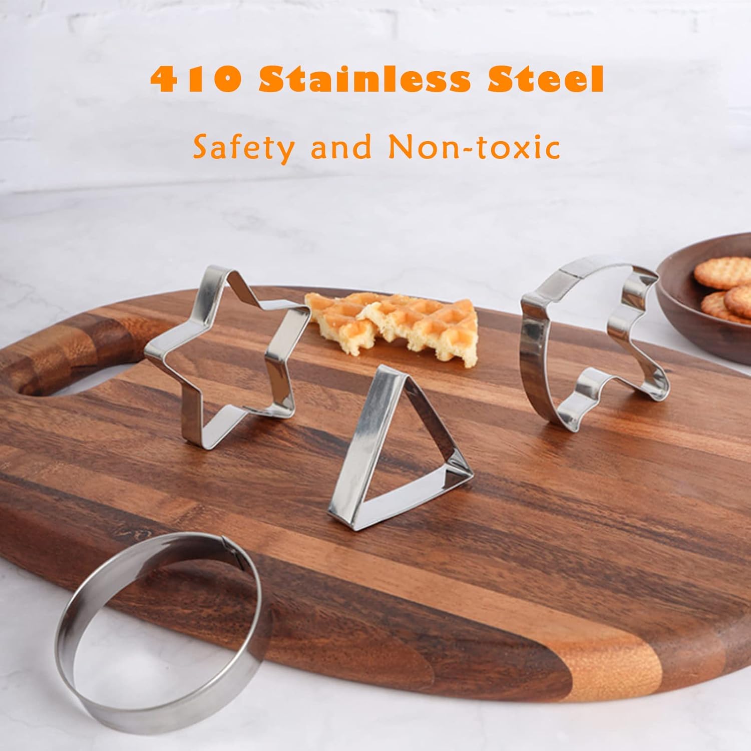 12pcs squid cookie mold kit, 4 disk set for cookie presses, hot 2021 tv korea game party props, biscuit sandwich candy making tools for halloween christmas (cookie cutters,needle and tin cans)