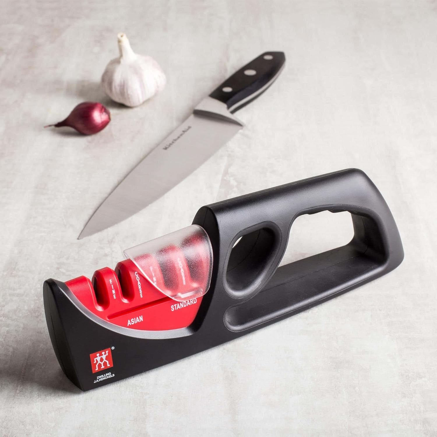 zwilling j.a. henckels 4 stage pull through knife sharpener