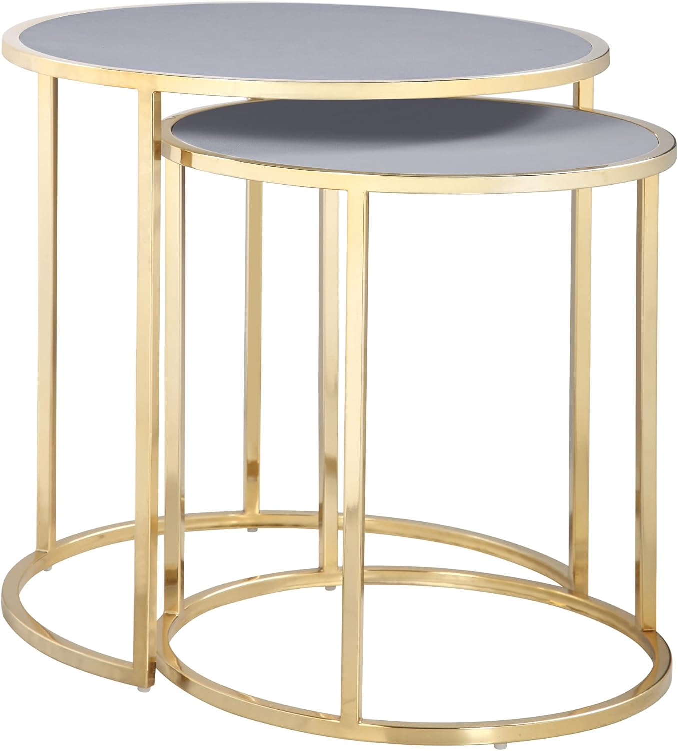 iconic home tuscany gibbous moon frame, grey