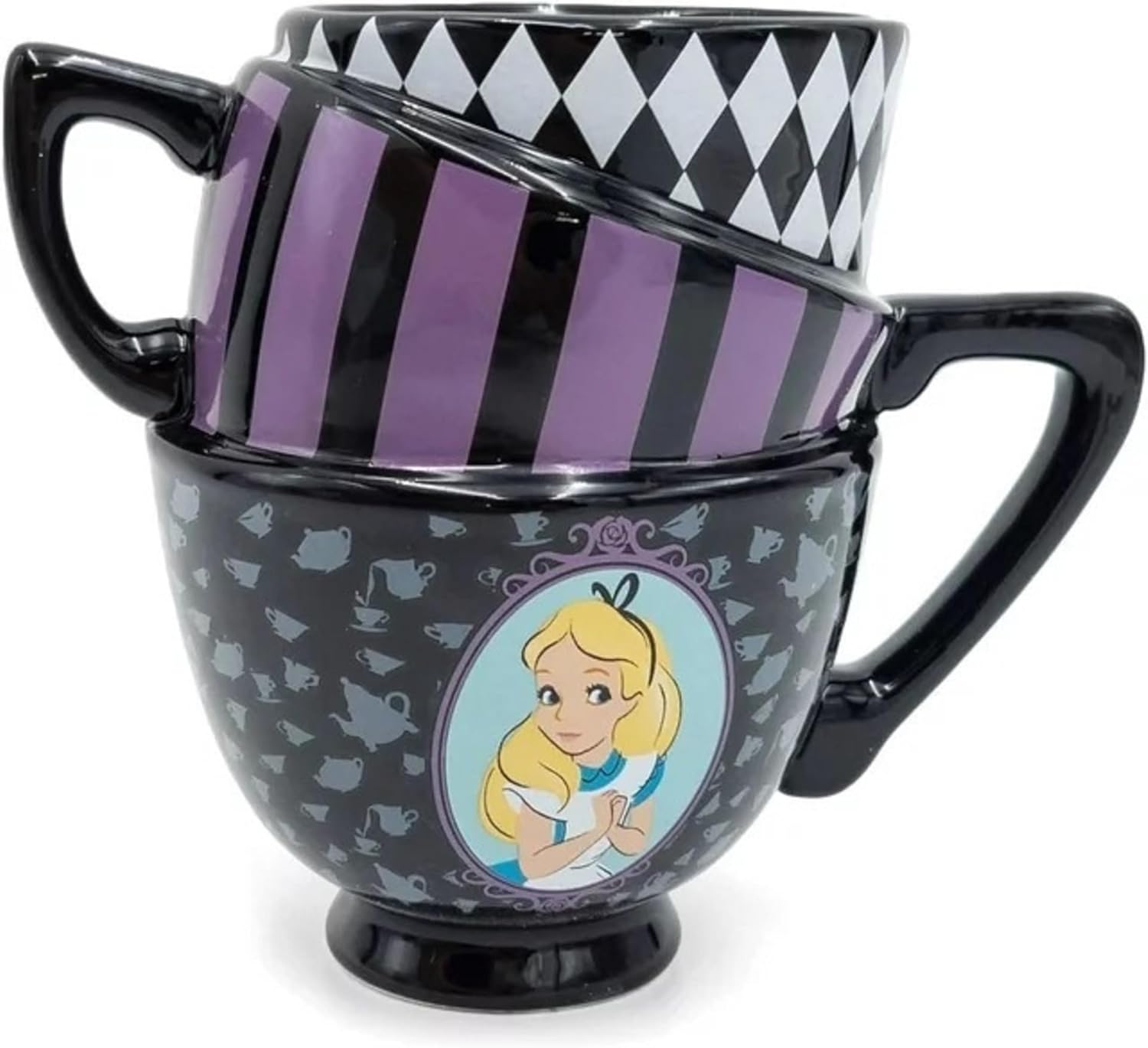 silver buffalo disney alice in wonderland cheshire cat 3d sculpted ceramic mug 20 ounces aw8295b