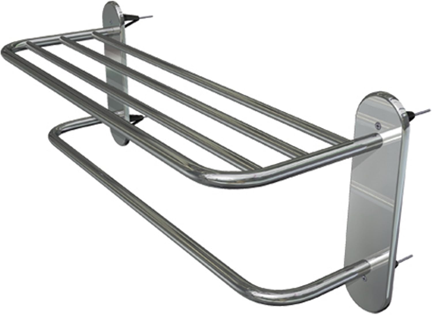 wingits wmrbs24 towel rack 24 inch bright stainless steel finish