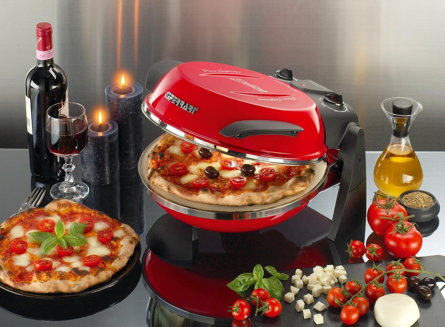 g3 ferrari pizza oven ideal for quickly cooking and baking cakes, pastries, meat, toast, chestnuts and more
