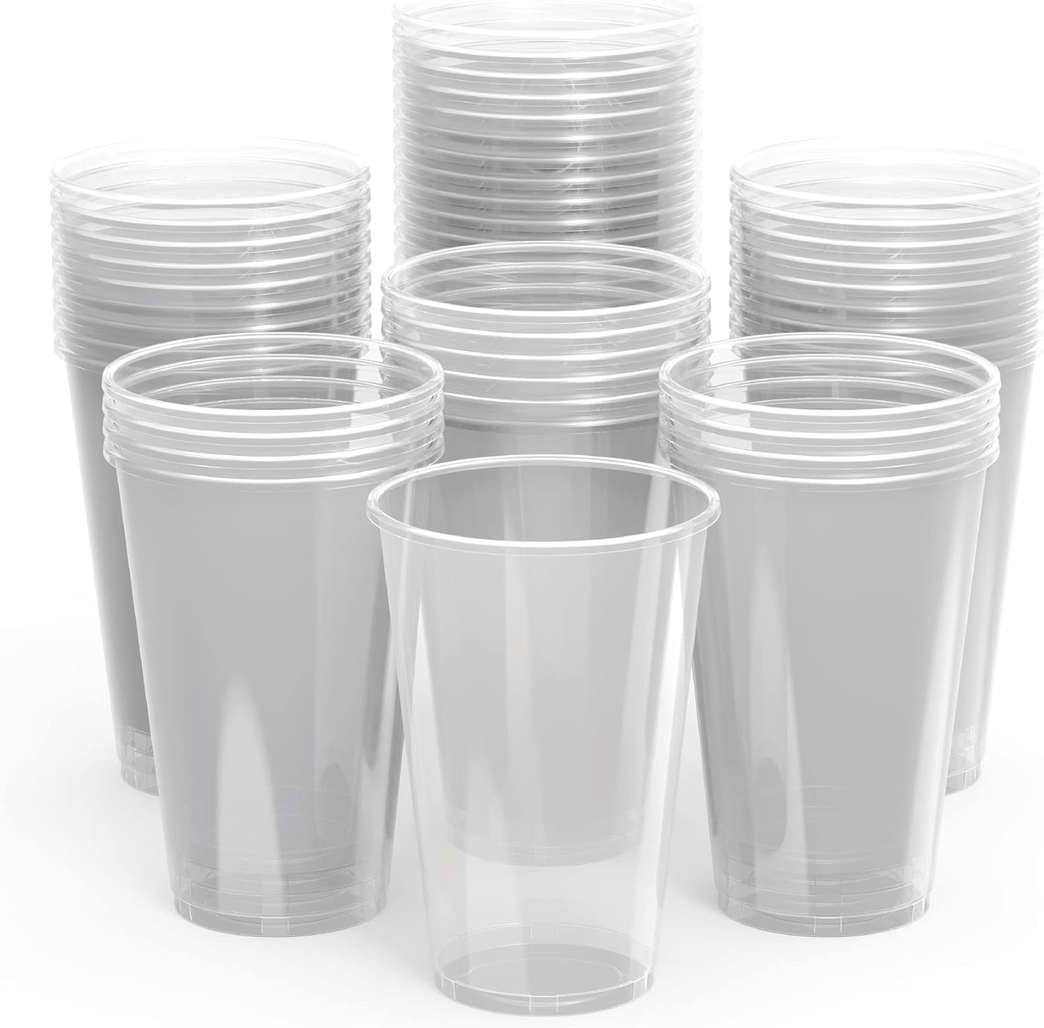 cosmoplast 12 oz cb35 clear plastic cups pack of 50