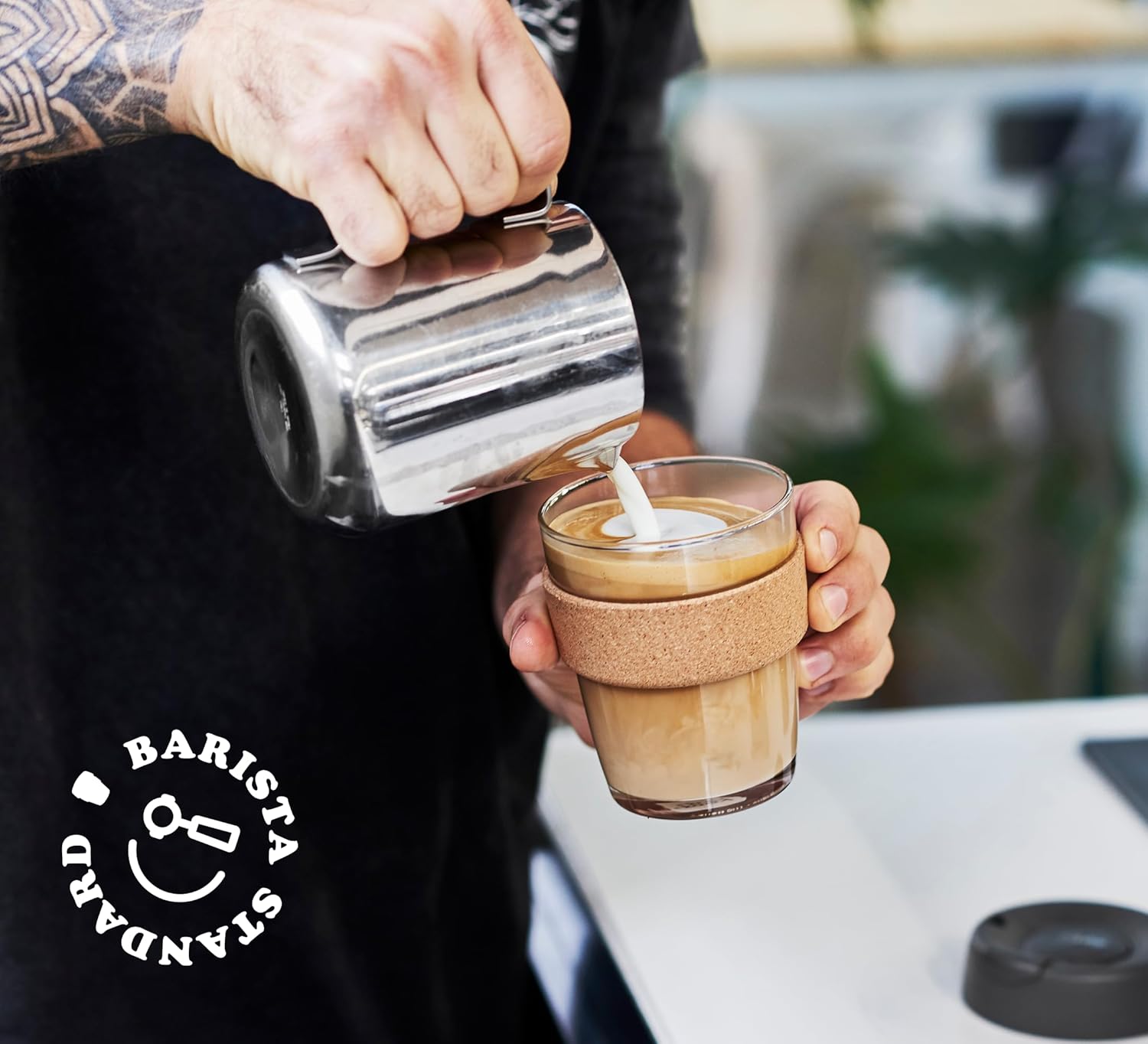 keepcup glass reusable coffee cup medium (12oz) bfil12