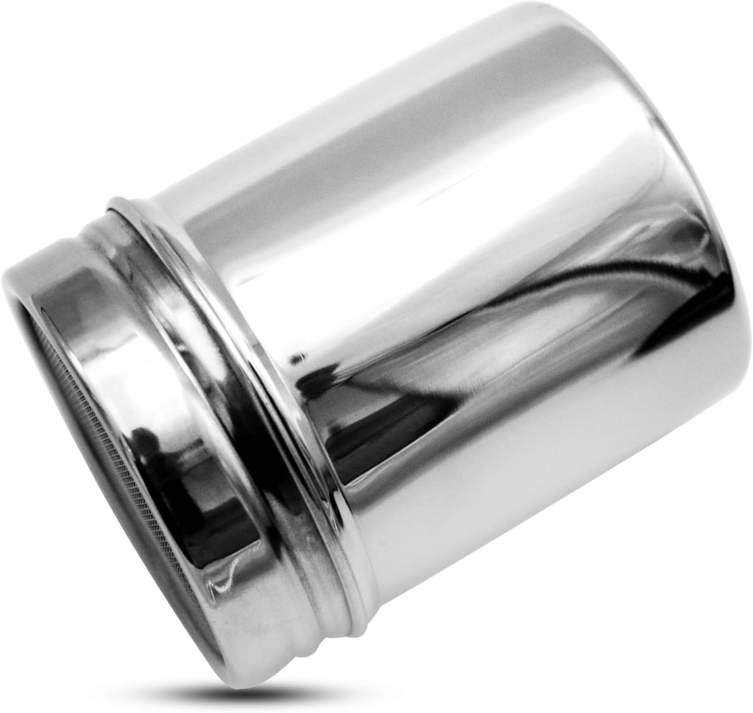 grace powder sugar shaker with lid for kitchen baking cooking, stainless steel fine mesh shaker cinnamon lcing sugar powder cocoa flour chocolate coffee sifter sprinkler dredgers (pd 01)