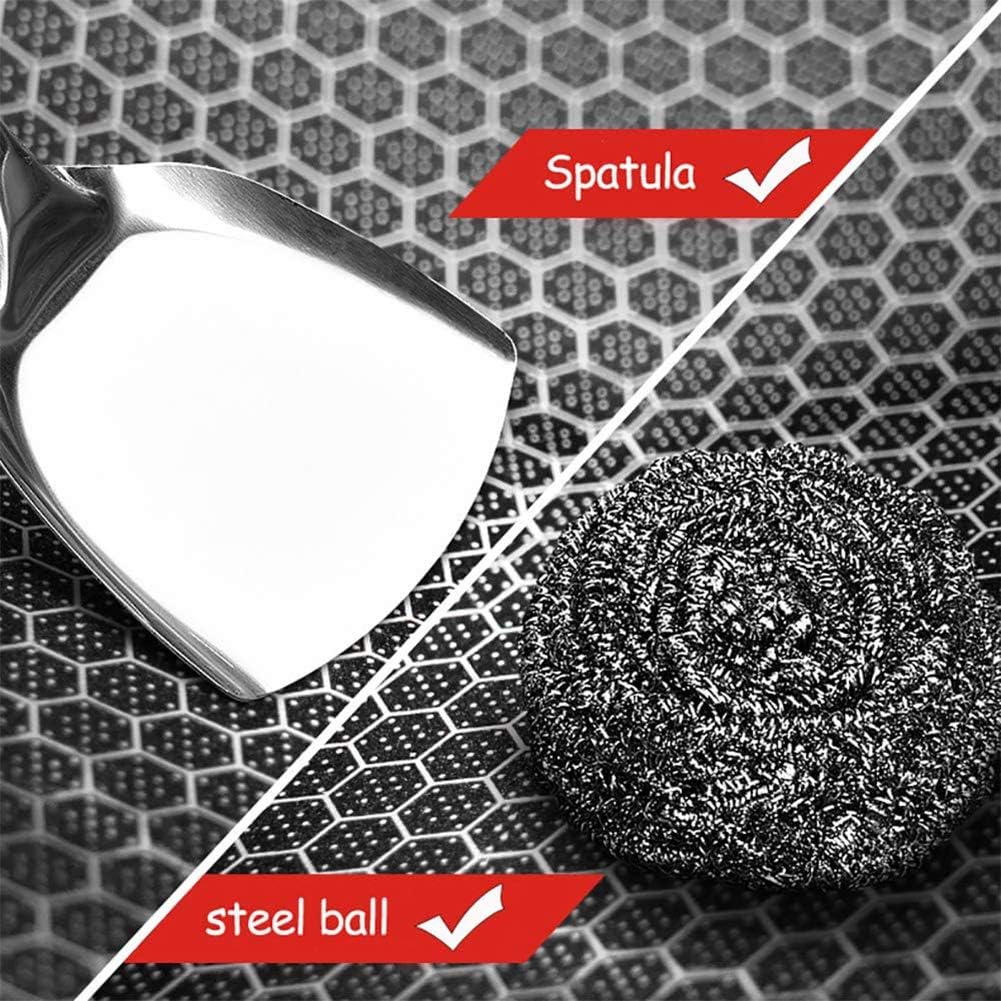 zlass stainless steel wok, round bottom non stick honeycomb wok with anti scalding handle, suitable for family restaurant cooking pots on all stoves, 32cm/12.5in