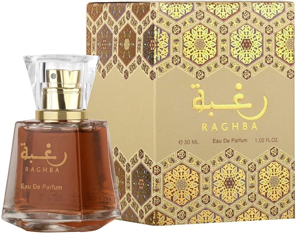 lattafa perfumes raghba by arabic perfume for men & women eau de parfum, 100ml