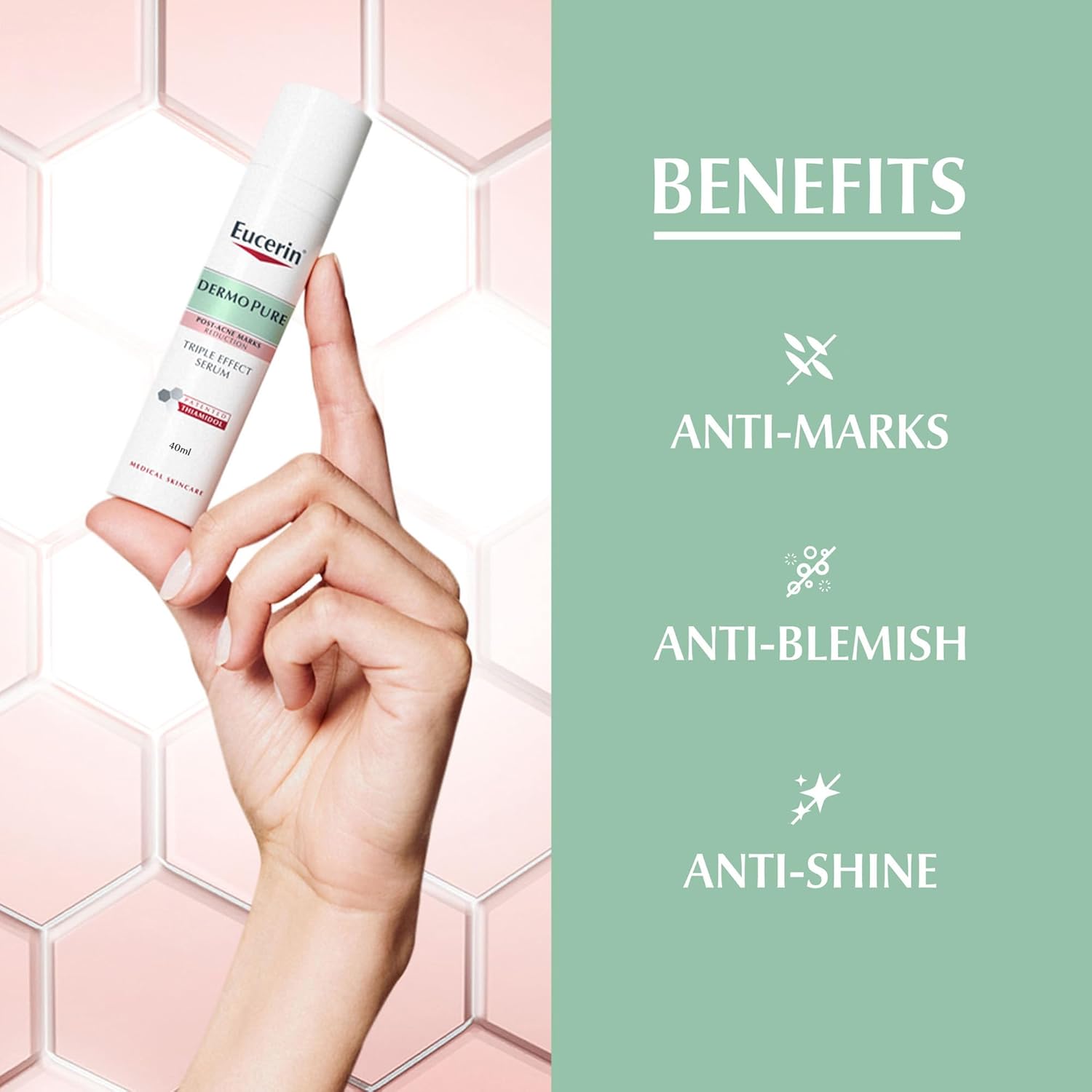 eucerin dermopurifyer oil control adjunctive soothing serum, 40ml