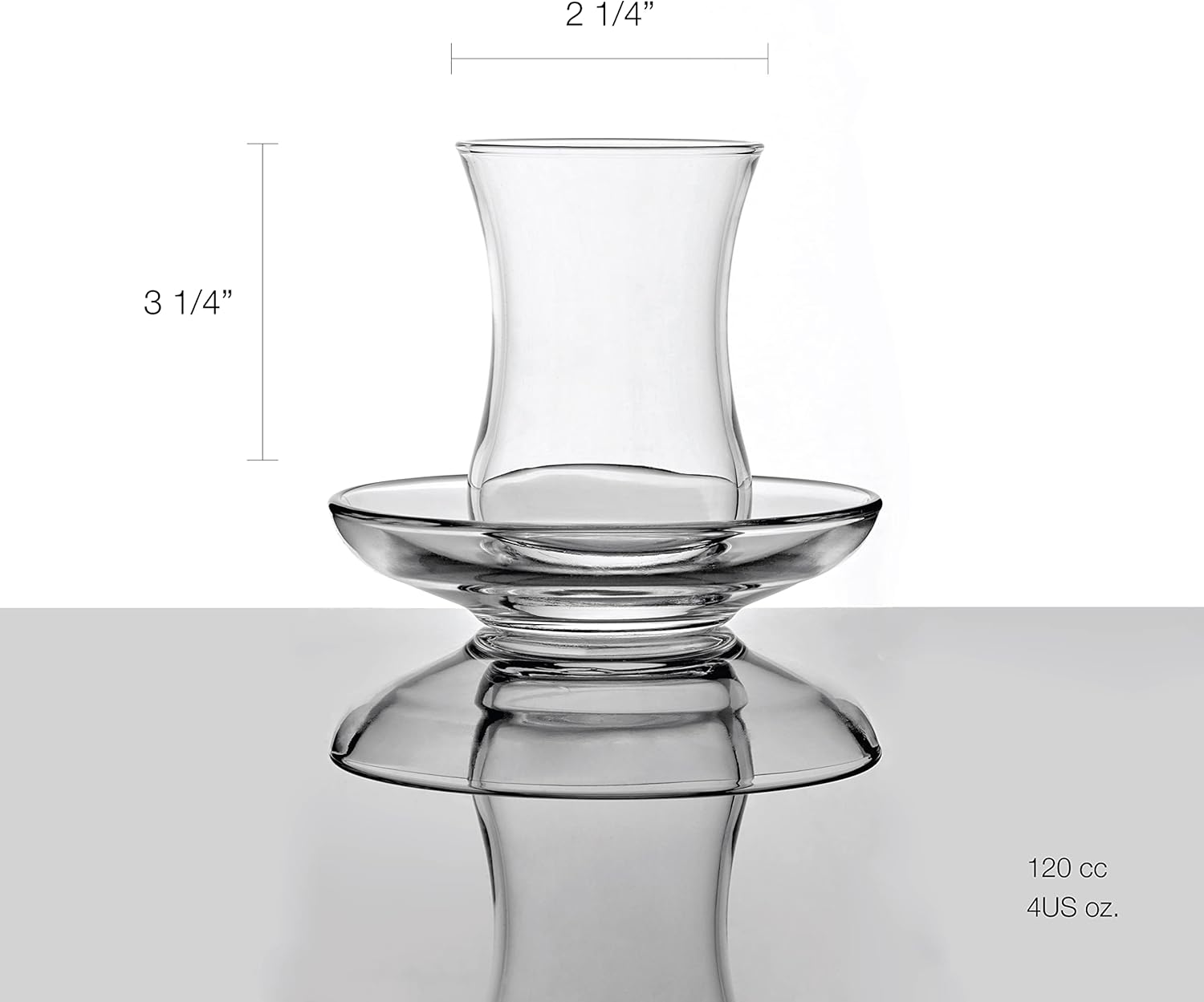 pasabahce turkish tea glass & saucer set design set of 6, 120 ml dishwasher safe turkish tea glasses transparent