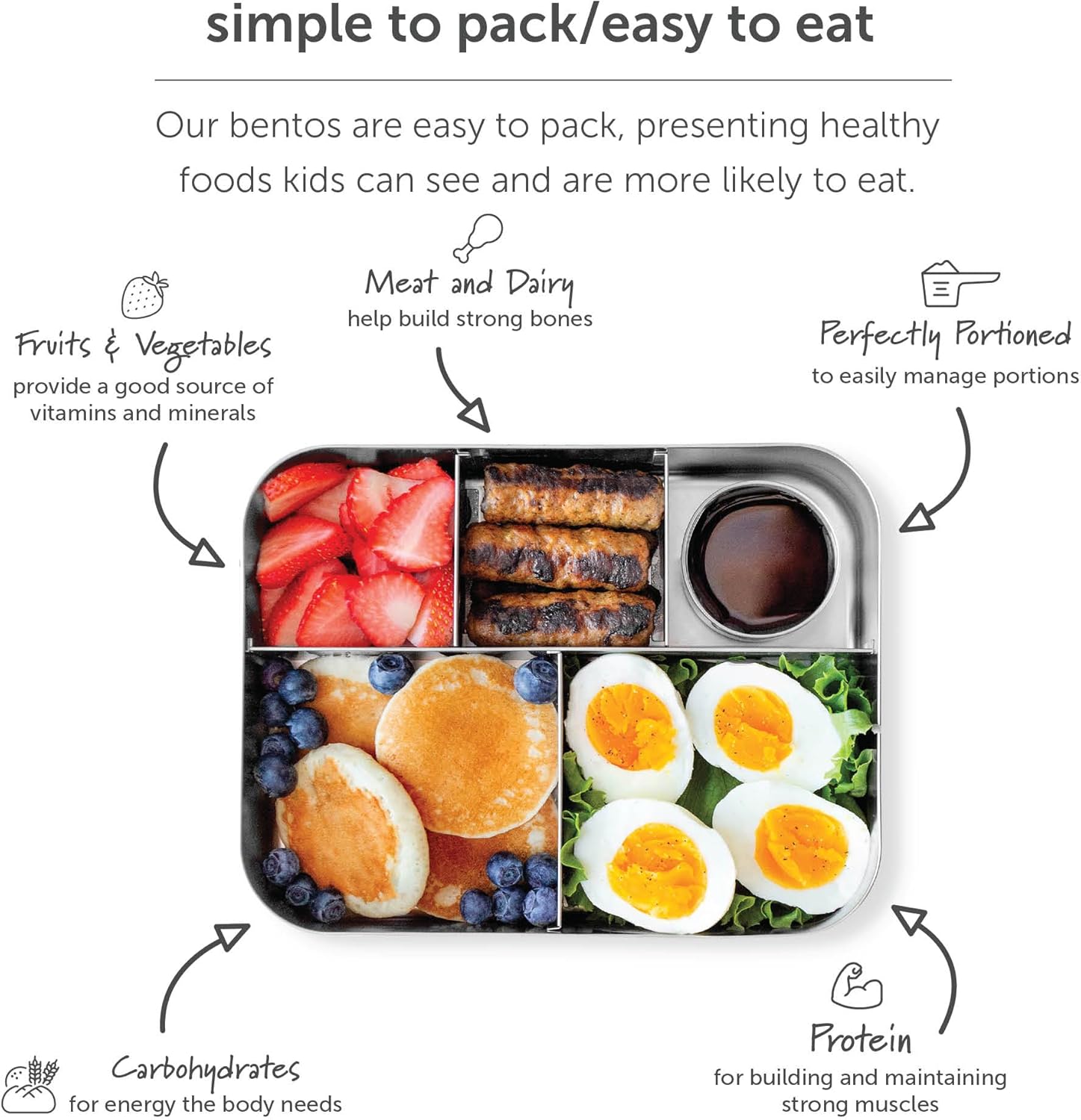 lunchbots large trio stainless steel lunch container three section design for sandwich and two sides metal bento lunch box eco friendly stainless lid blue dots