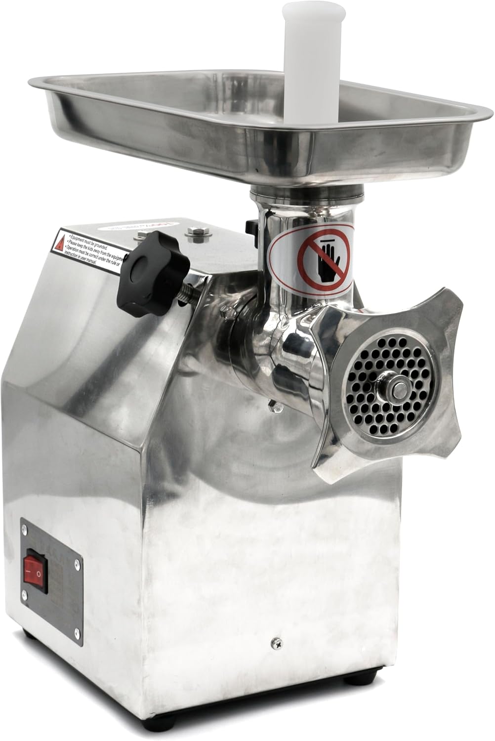 grace commercial meat grinder machine large capacity electric meat mincer for meat processing and food preparation (jr 12 800w)