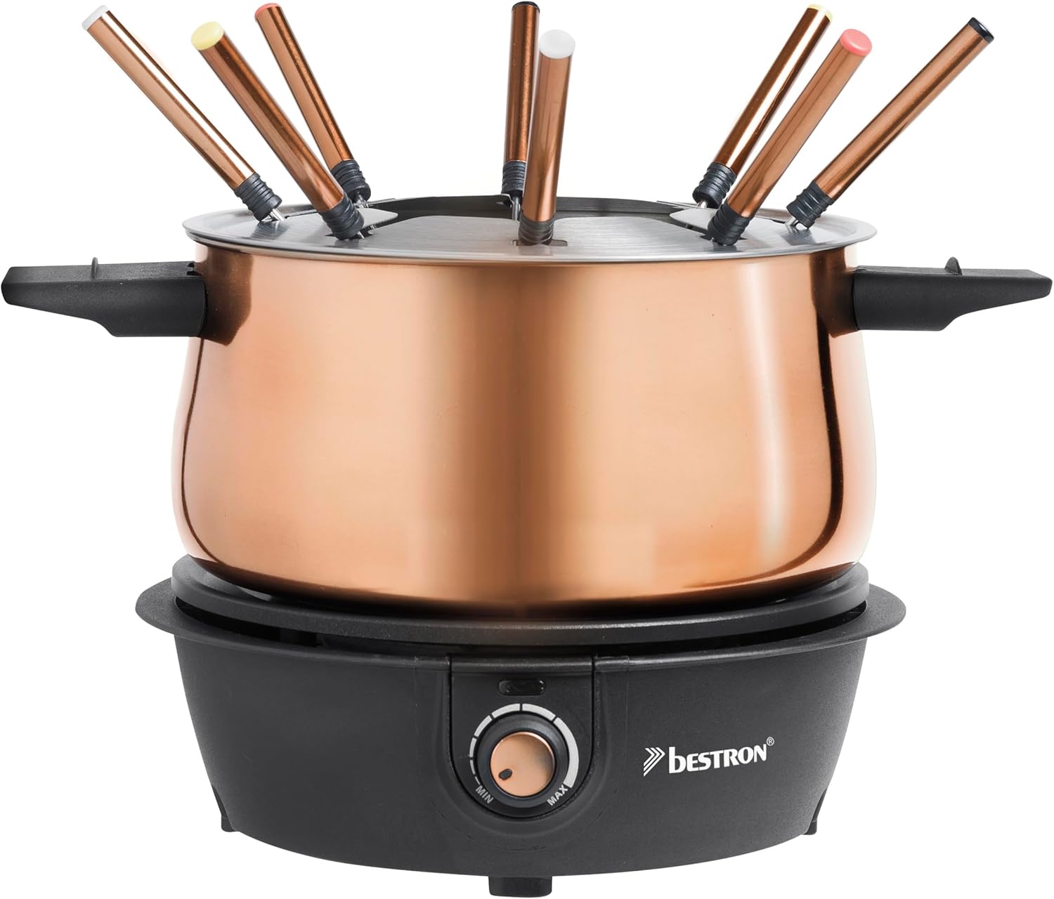 bestron best fondue set afd850co kupfer