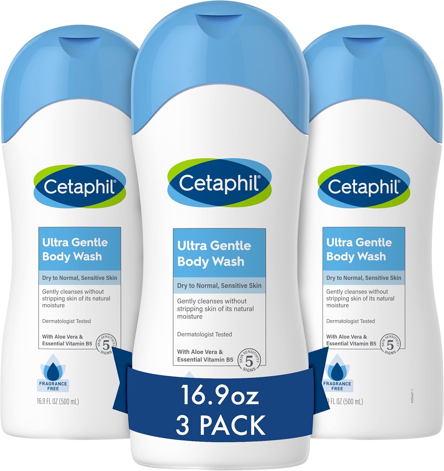 cetaphil ultra gentle body wash, fragrance free, 16.9 ounce