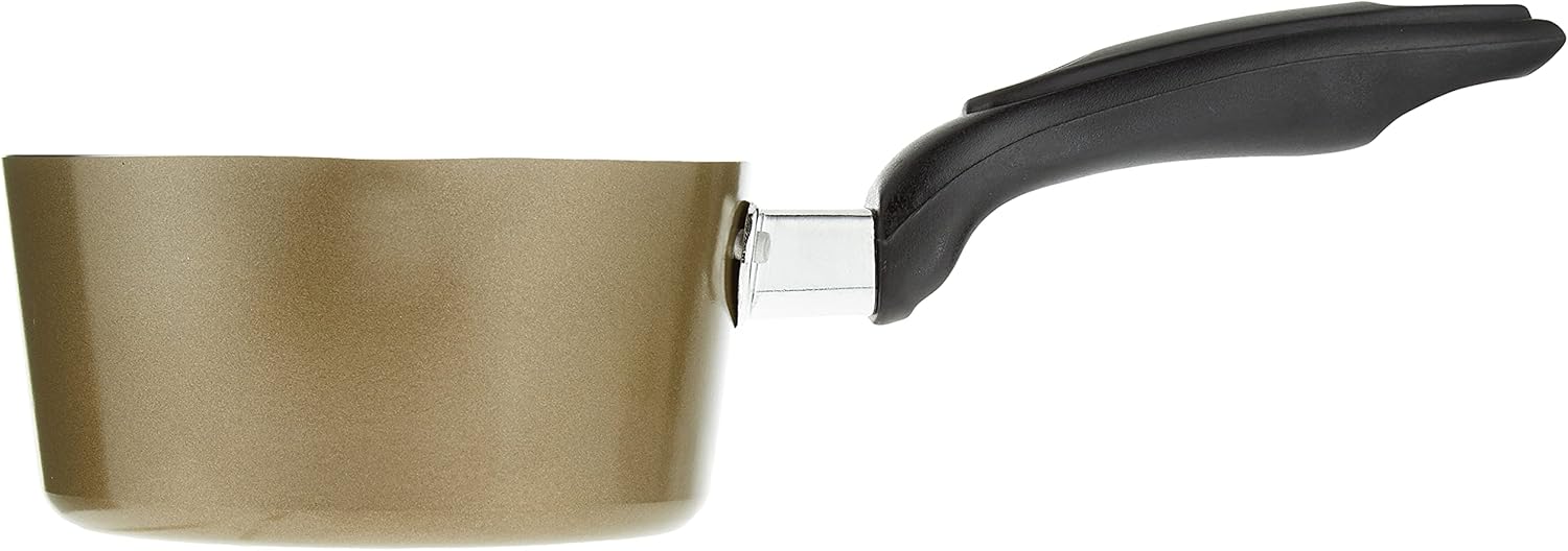 royalford non stick milk pan – 14cm/1 litre saucepan – pouring spout with ergonomic handle tea pan saucepan milk pot – ideal as coffee pot, tea pot, milk pot & a small saucepan