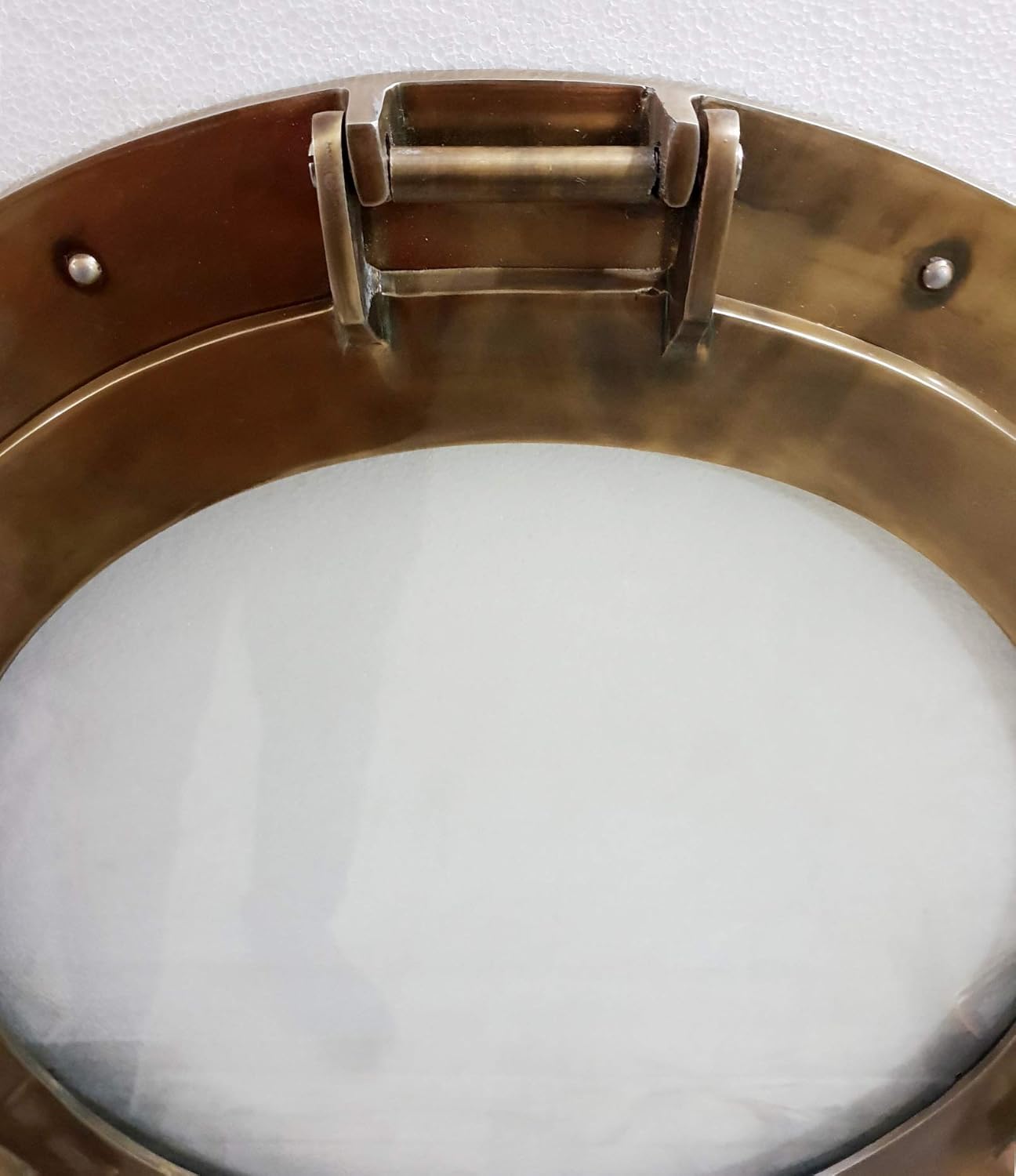 medieval replicas marine nautical store antique canal boat porthole window ship round glass wall decor porthole 24" inches brown