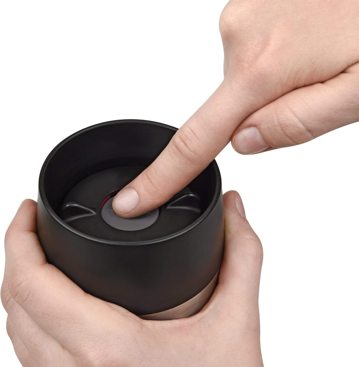 tefal 0.36 litre travel mug , light blue, stainless steel/plastic, k3086114