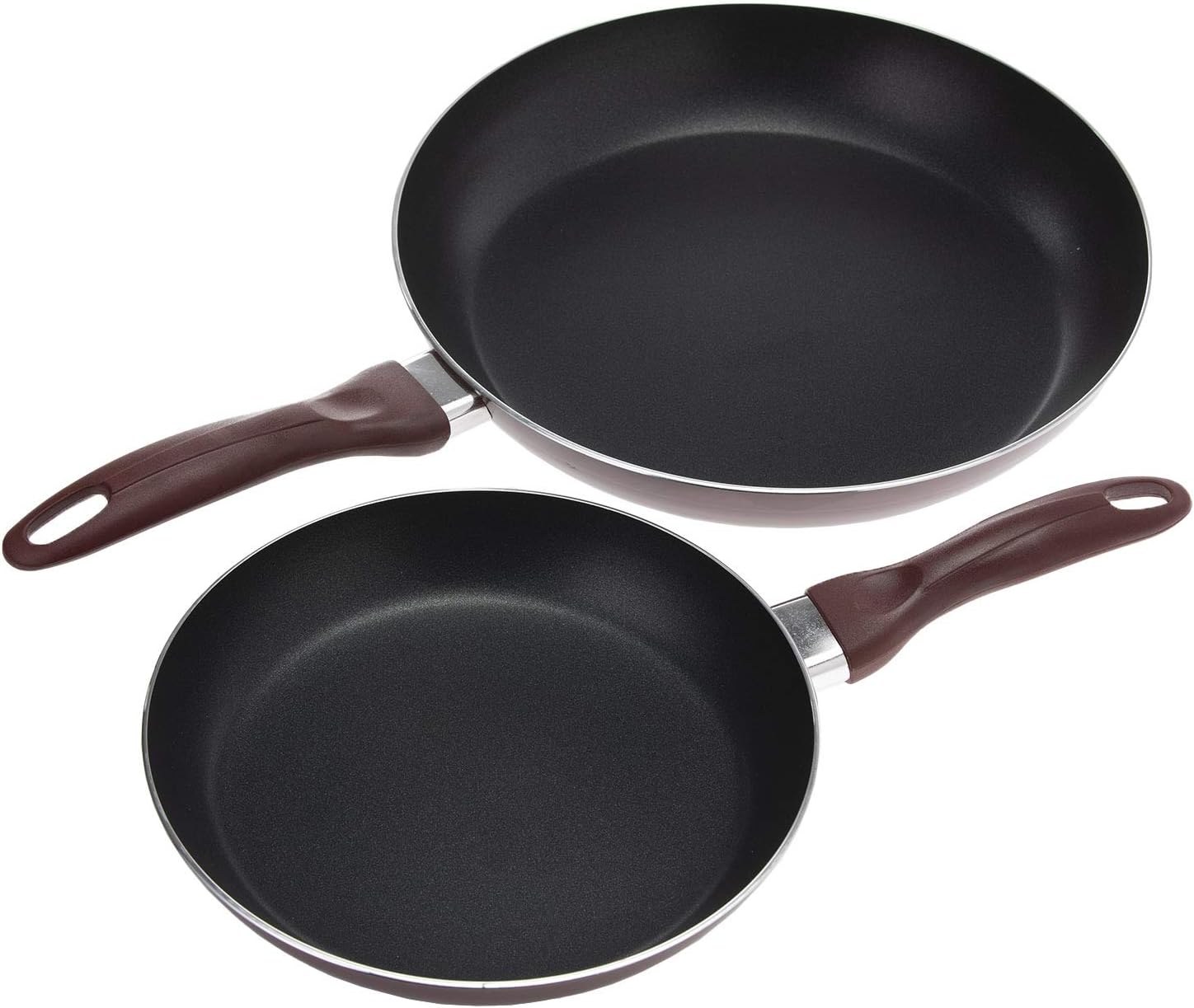 royalford non stick frying pan, twin pack, non stick fry pan set. non stick cookware, value dual fry pan set