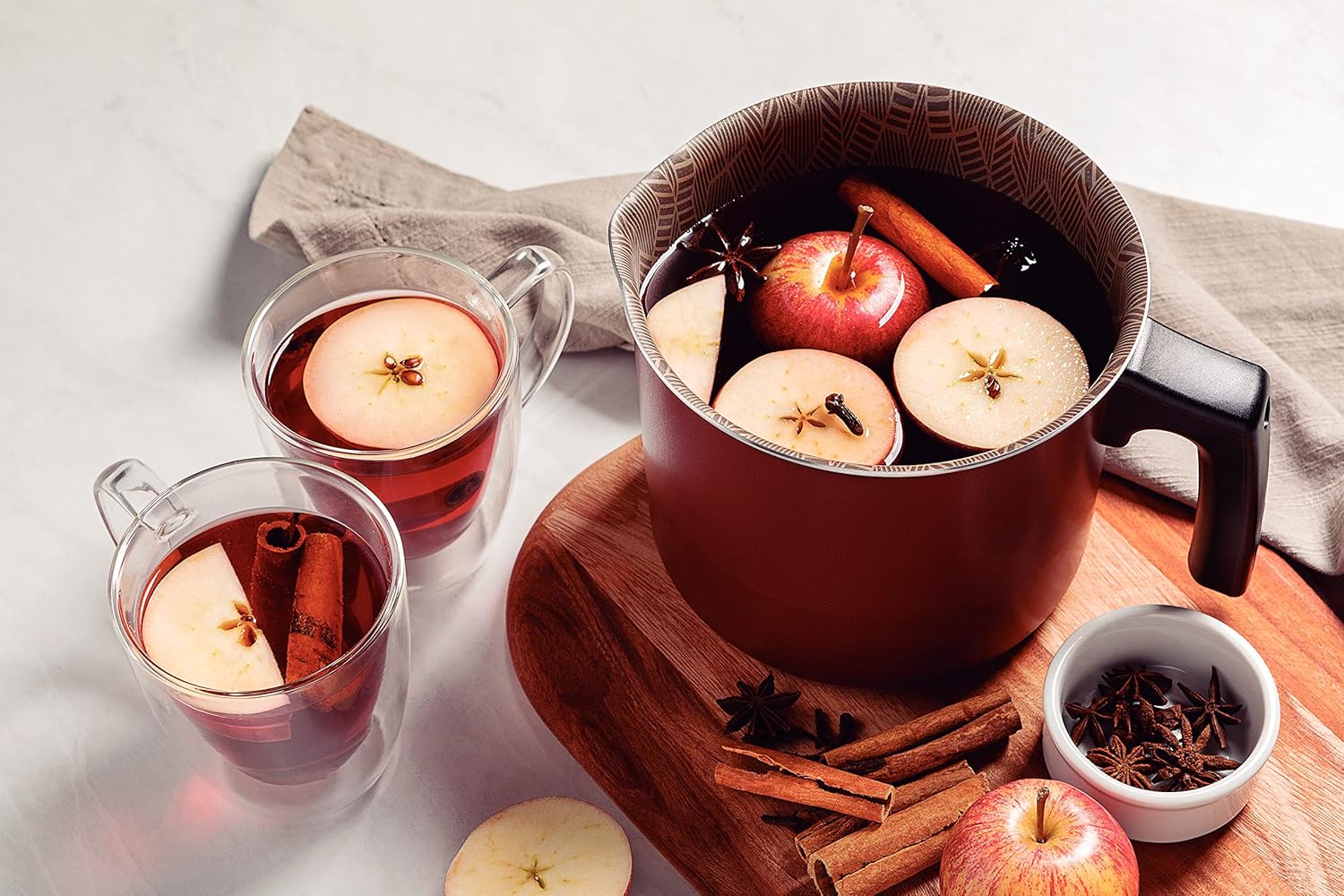 tramontina paris 14cm 1.9l red aluminum multipurpose boiler with interior and exterior starflon max red pfoa free nonstick coating