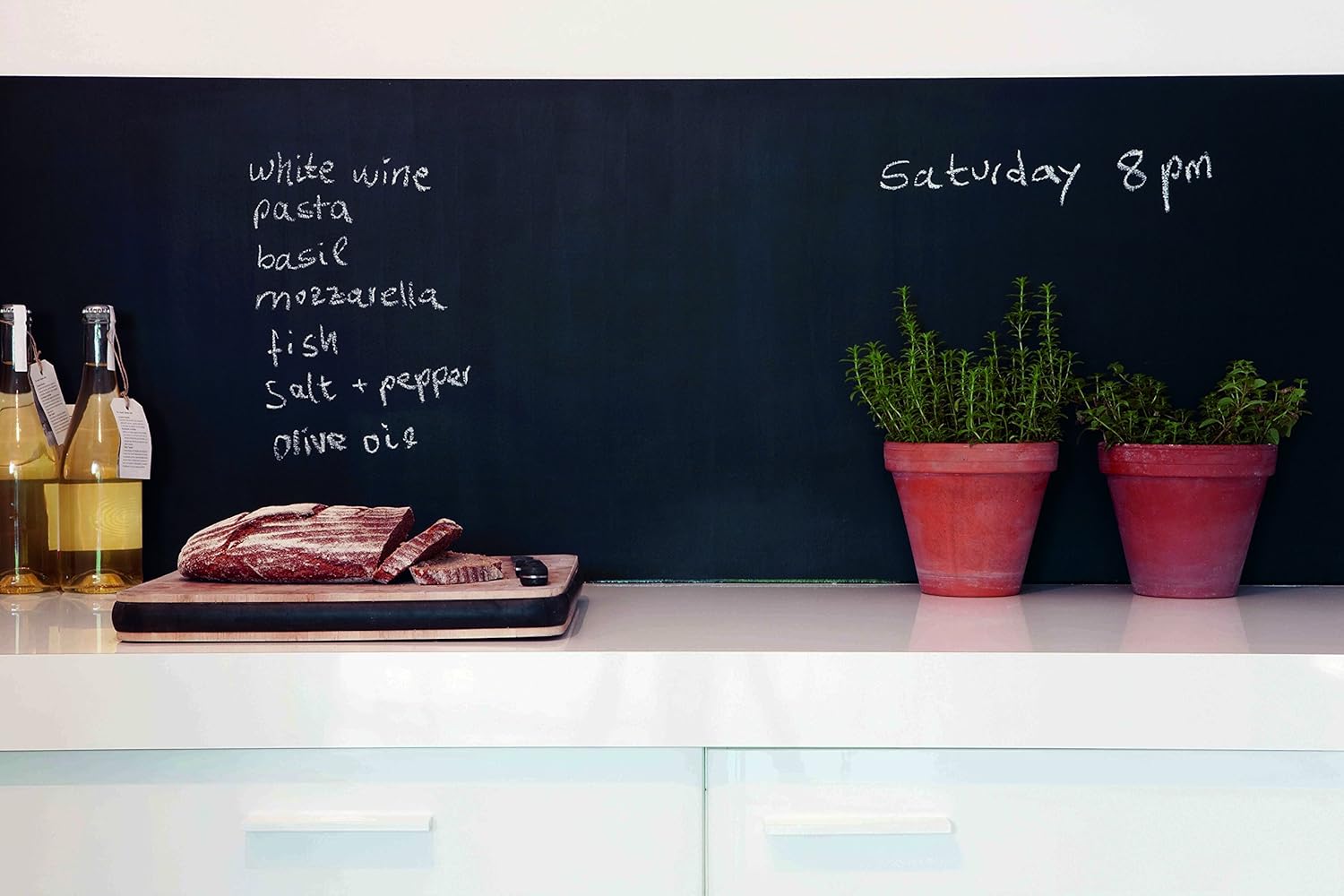 d c fix 213 0004 decorative self adhesive film, blackboard, 17" x 78" roll