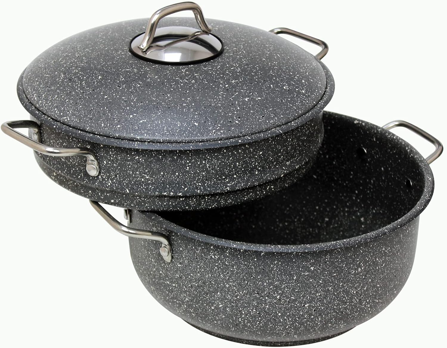 hascevher germanitium steamer manti pot 5 tier multi purpose cooking pot (26 cm)
