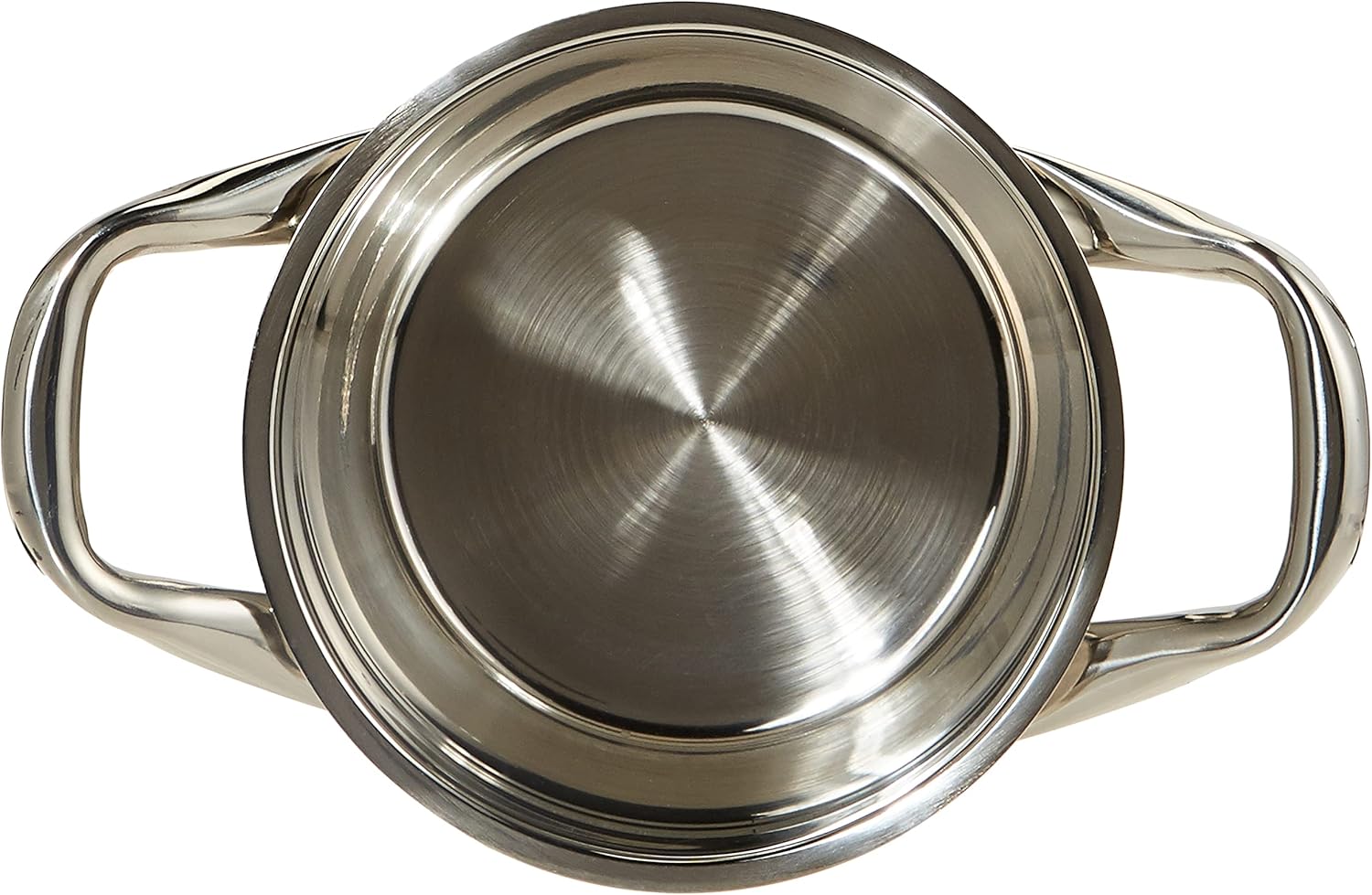 bergner gourmet casserole with lid, silver, 1.2 litre, bg6505