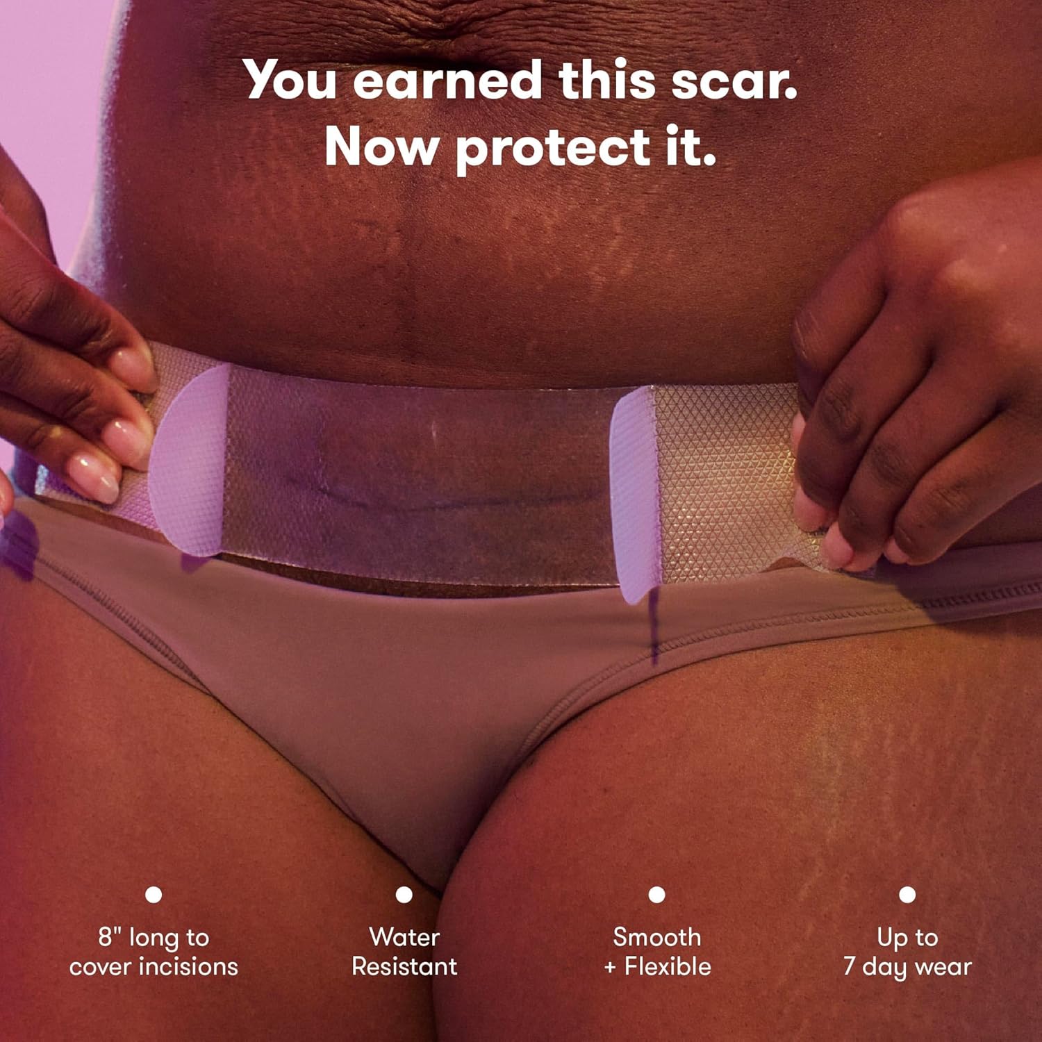 frida mom c section silicone scar patches 6 ct