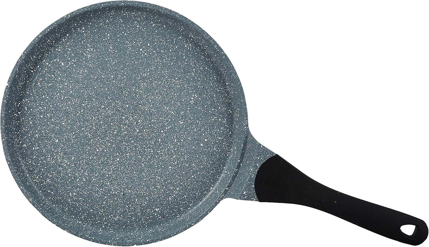 prestige cast aluminium 26 cm speckled tawa|long lasting non stick coating|non slip bakelite handle|aluminium induction base|induction compatible grey