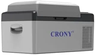 CRONY C20 Portable Freezer | 20L Fast Cooling Car Fridge | -20°C to 20°C | DC 12V/24V & AC 100-240V | LCD Control Panel, Detachable Battery & Solar Panel Compatible