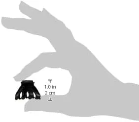 bememo 24 pack 3 cm mini grip octopus clip spider jaw hair claw clips (black)