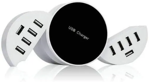 CRONY Circle-10 Usb Charger Universal 10 Usb Port Smart Charger For Mobile Phone Tablet