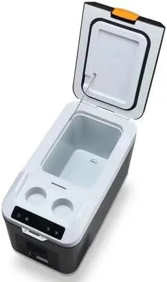 CRONY AQ-16L Portable Freezer, 12 Volt Car Refrigerator, 16 Litre Fast Cooling 12V Car Fridge -22°C to 20°C, Car Cooler, 12/24V DC and 100-240V AC for Outdoor, Camping, RV, Truck, Boat with Battery