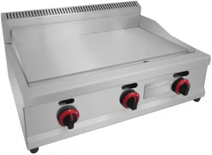 G Grace Counter-top Gas Griddle Commercial Kitchen Gas Hotplate Table Top Griddle Heavy Duty 79cm Burger Grill