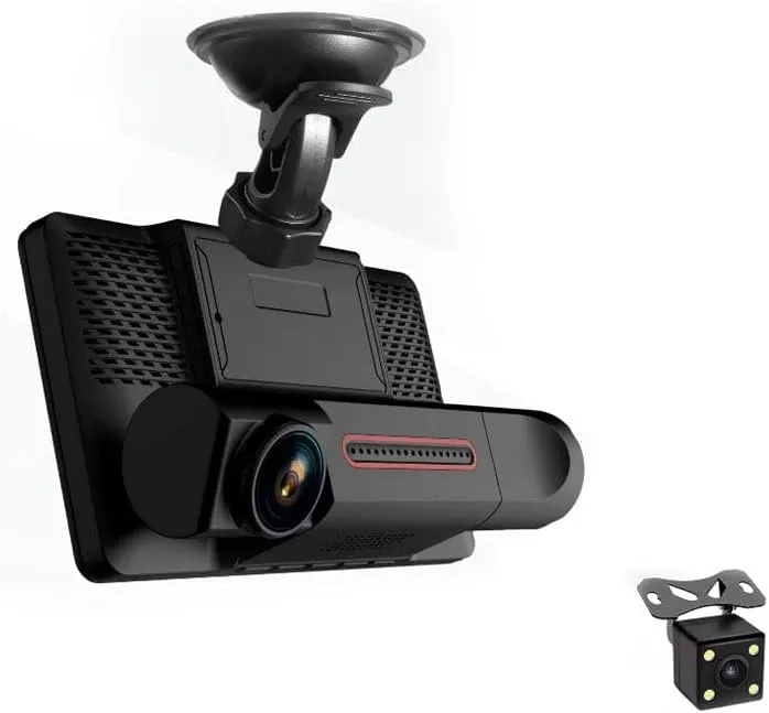 CRONY K208 Three-Camera pushbutton dashcam Car Camera Car DVR