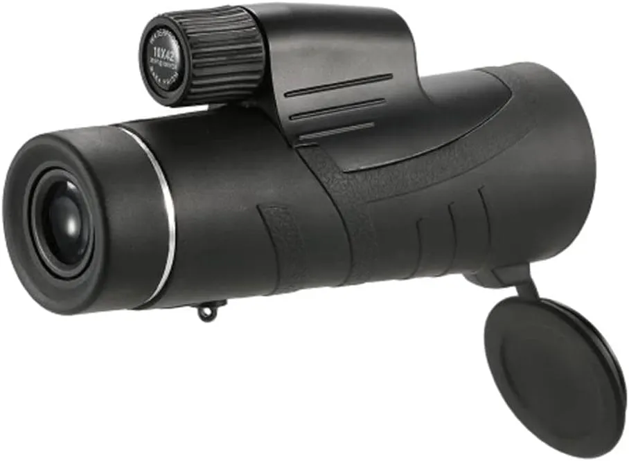 CRONY 10 * 42 Binocular 10X42, Prism Portable Compact Monocular, Waterproof Fogproof Telescope, 10x magnification, brighter view