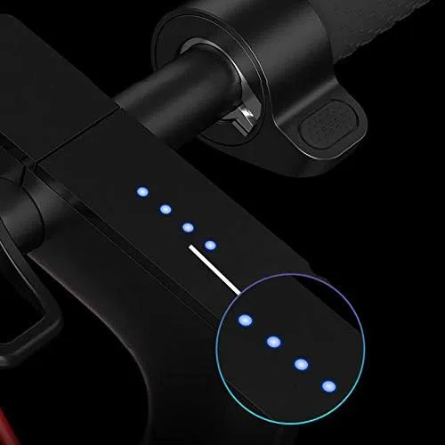 ZHHAOXINPA Portable Electric Scooter, 40 km Long-Range, Up to 25 km/h with 8.5 inch Solid Rubber Tires, Portable and Folding E-Scooter for Adults and Teenagers for Men Women, B