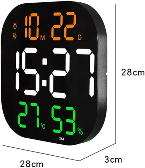 CRONY 6632 Living room countdown timer gym wall clock led acrylic decoration creative large electronic clock wall hanging