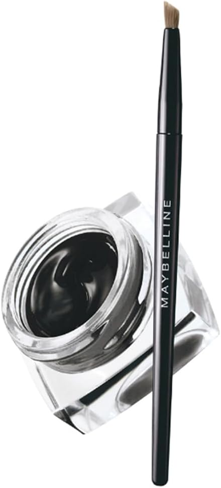 maybelline new york lasting drama eye liner drama gel liner, black, 2.5g
