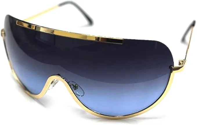 CRONY YJ-006 One-piece-style cool sunglasses jelly-colored sea tide trend two-color wild sunglasses